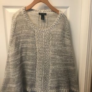 White House Black Market Poncho and Scarf Set !